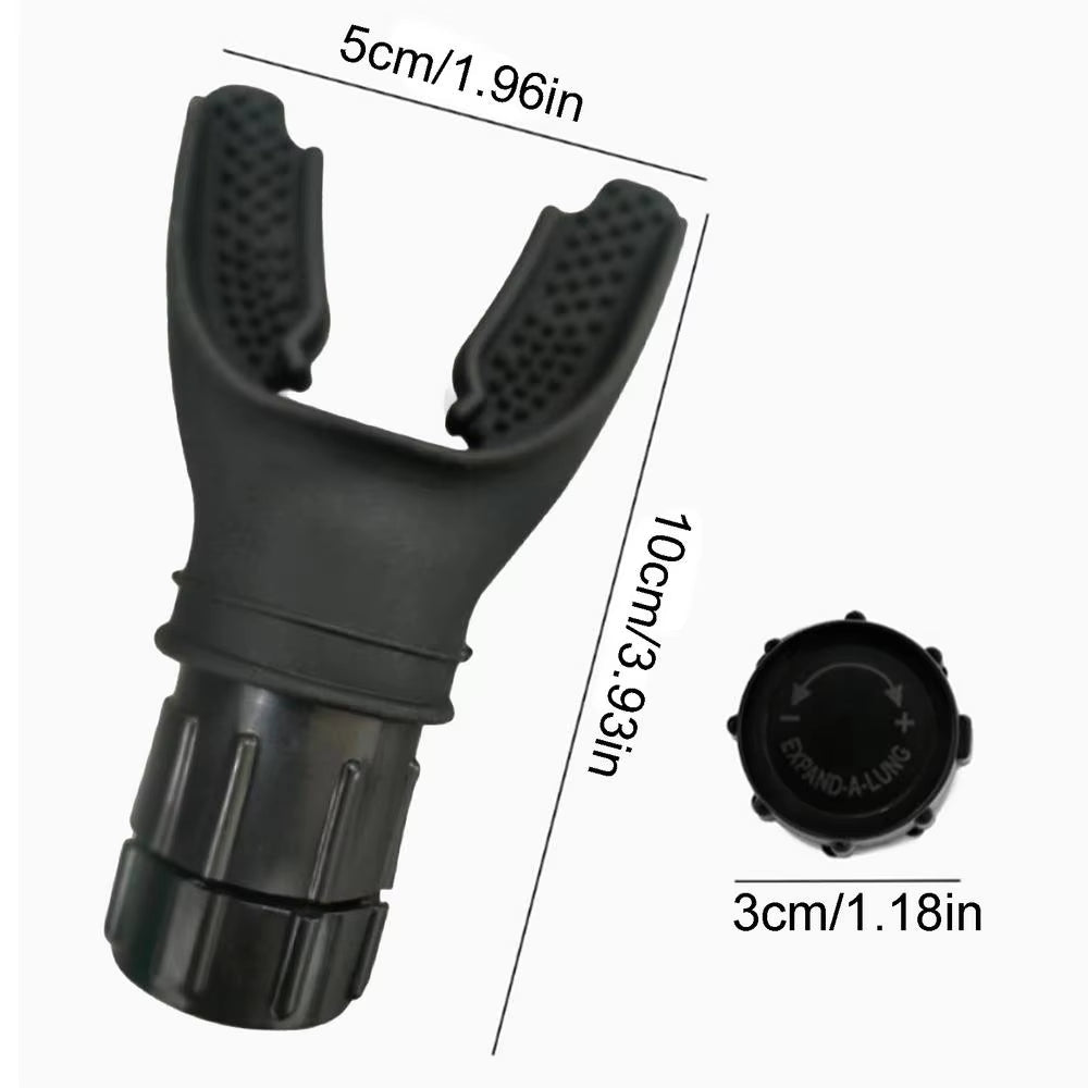 Portable Lung Capacity & Abdominal Breathing Trainer with Adjustable Intensity – Enhance Strength and Performance.