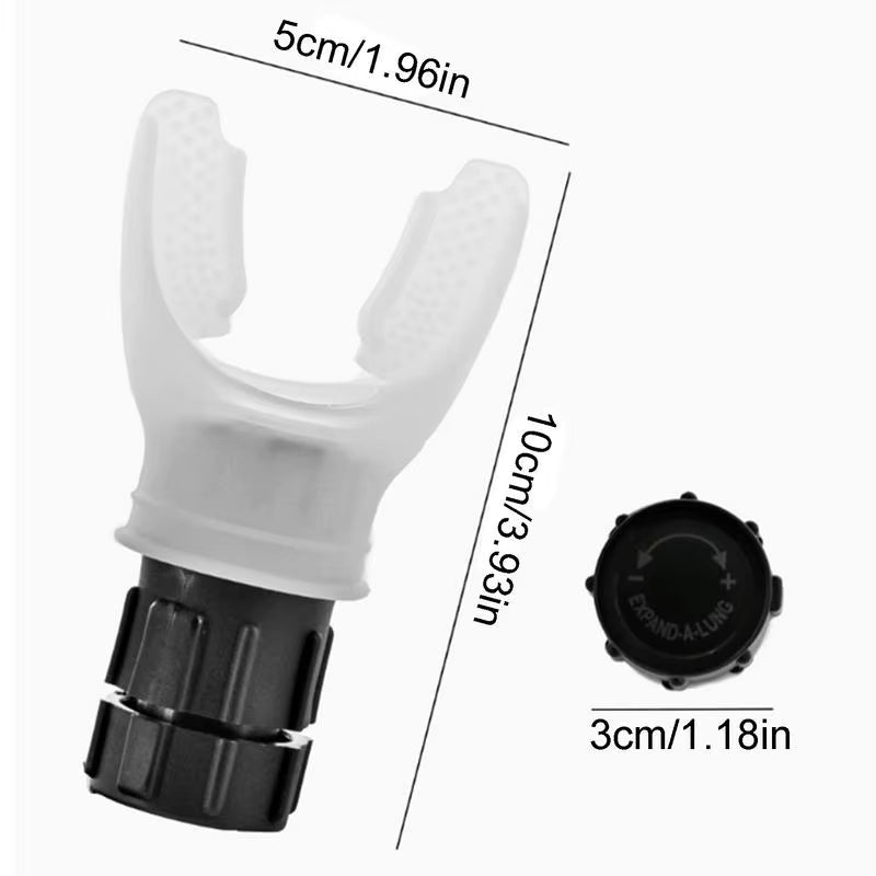 Portable Lung Capacity & Abdominal Breathing Trainer with Adjustable Intensity – Enhance Strength and Performance.