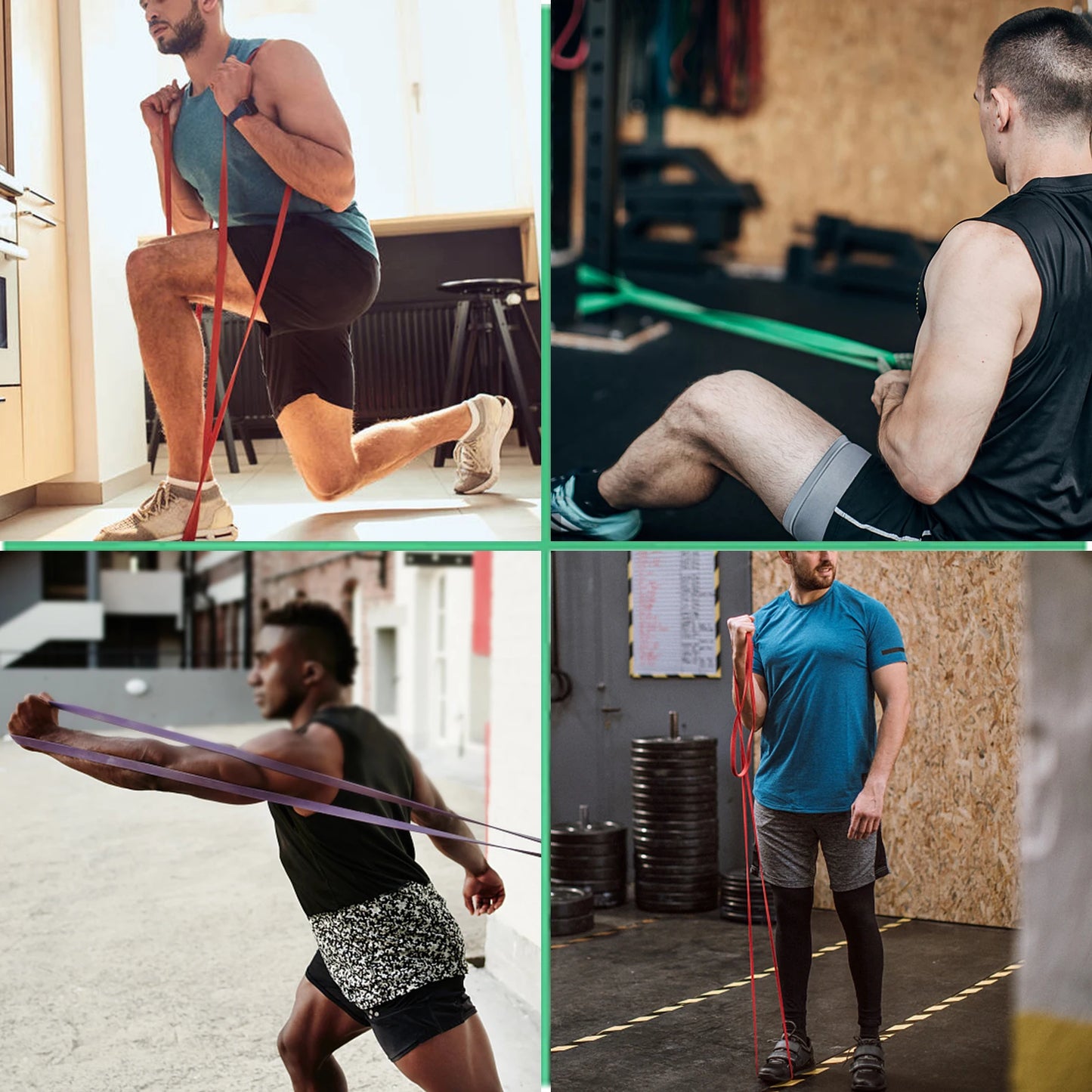 Resistance Bands Set – Pull-up Assist, Powerlifting, and Stretching for Enhanced Performance.