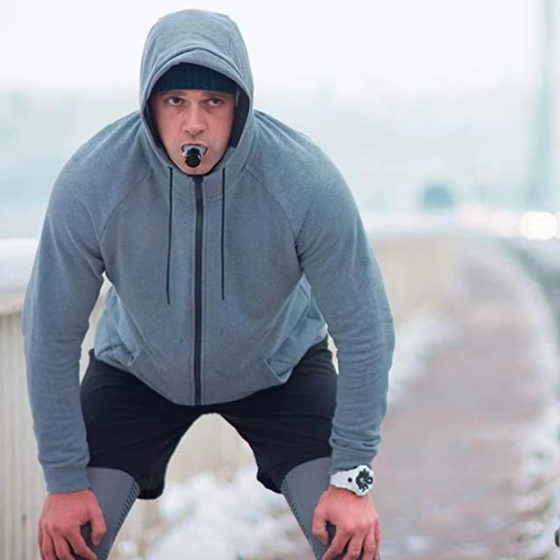 Portable Lung Capacity & Abdominal Breathing Trainer with Adjustable Intensity – Enhance Strength and Performance.