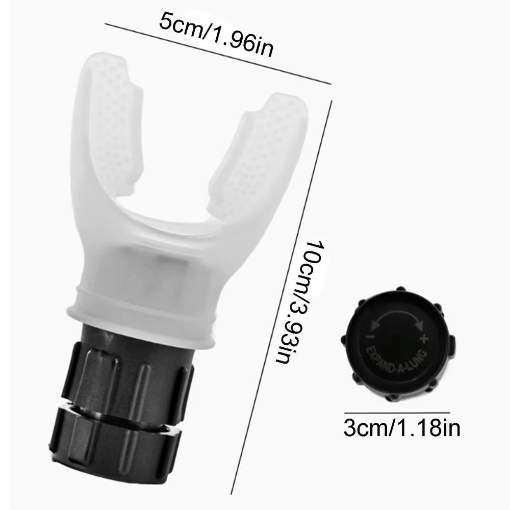 Portable Lung Capacity & Abdominal Breathing Trainer with Adjustable Intensity – Enhance Strength and Performance.
