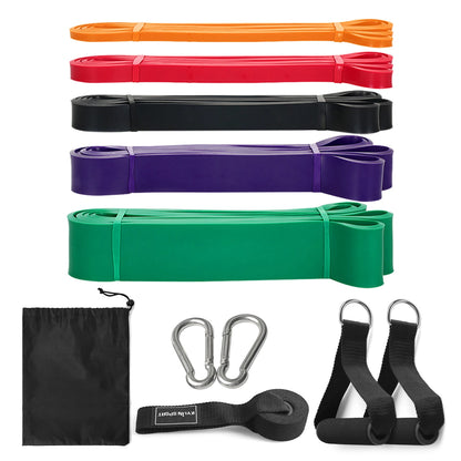 Resistance Bands Set – Pull-up Assist, Powerlifting, and Stretching for Enhanced Performance.