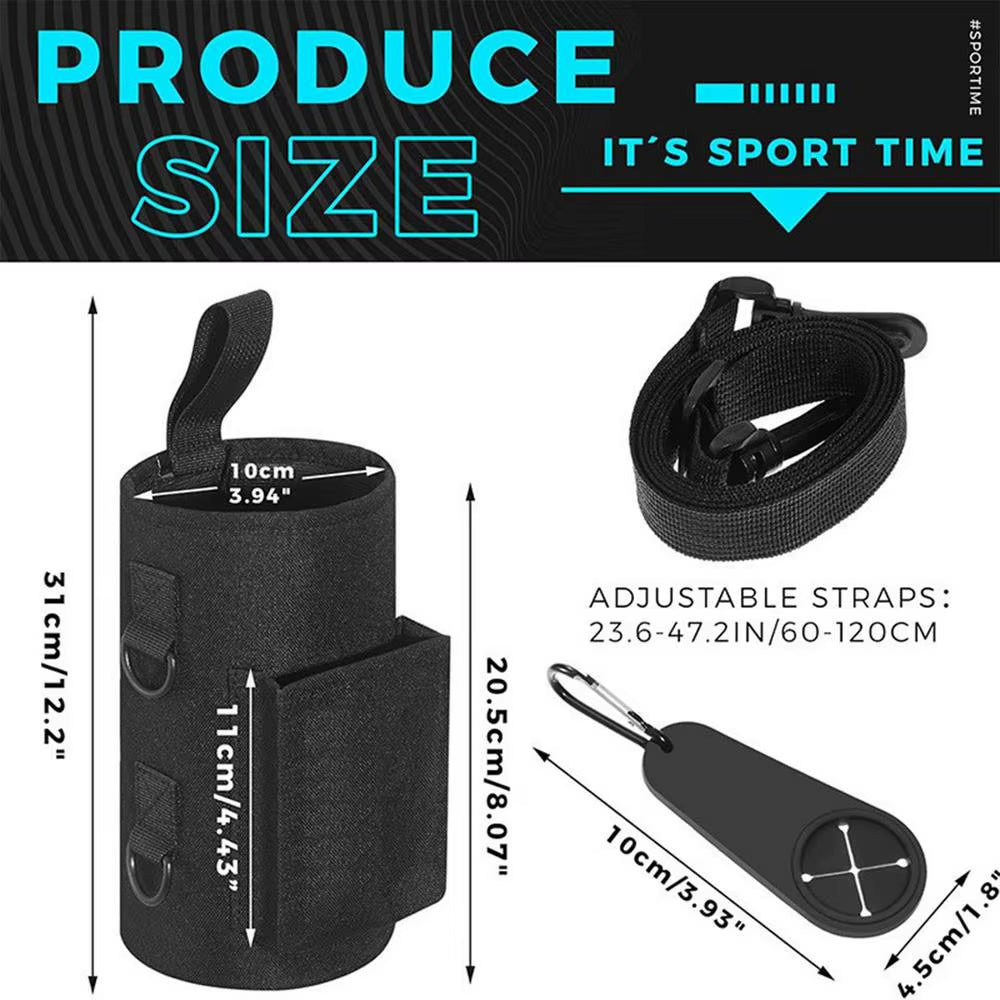 Magnetic Gym Water Bottle Bag 
