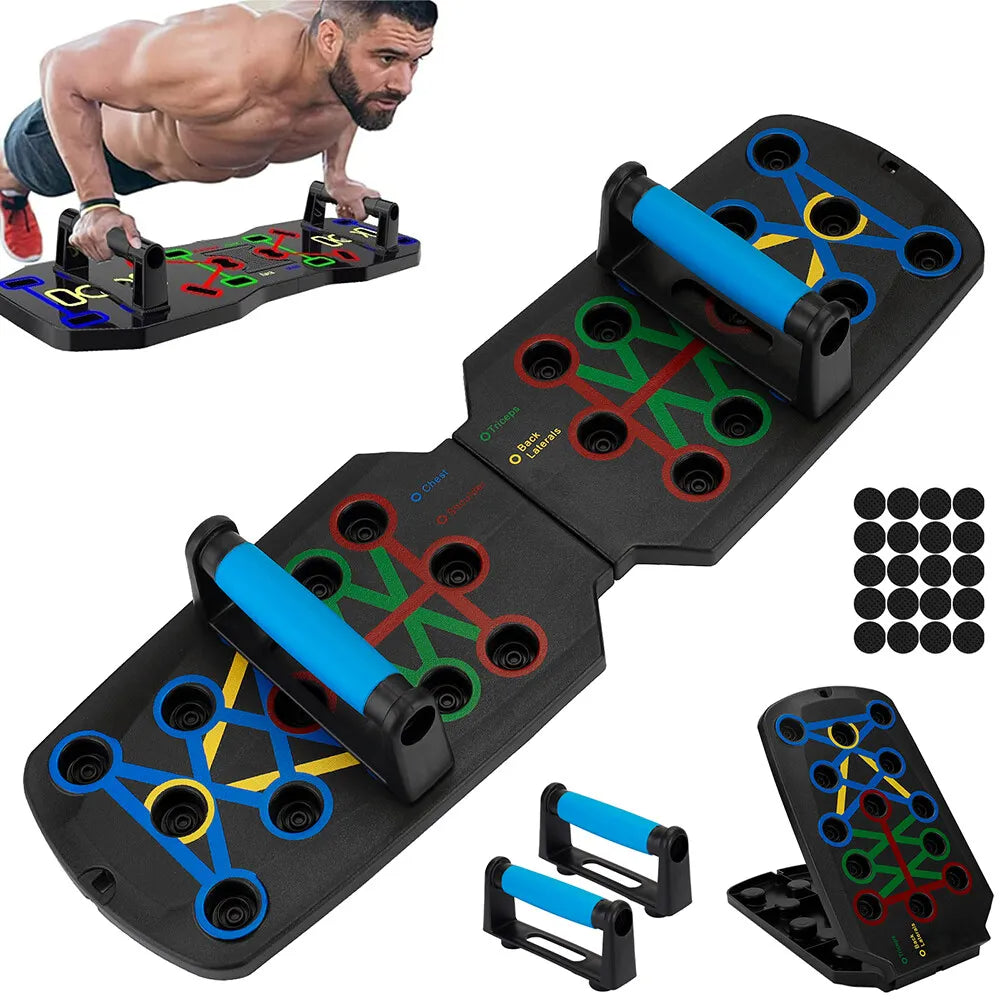 28-in-1 Push-Up Rack Board System for Home Gym Fitness Training