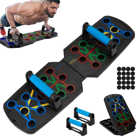 28-in-1 Push-Up Rack Board System for Home Gym Fitness Training