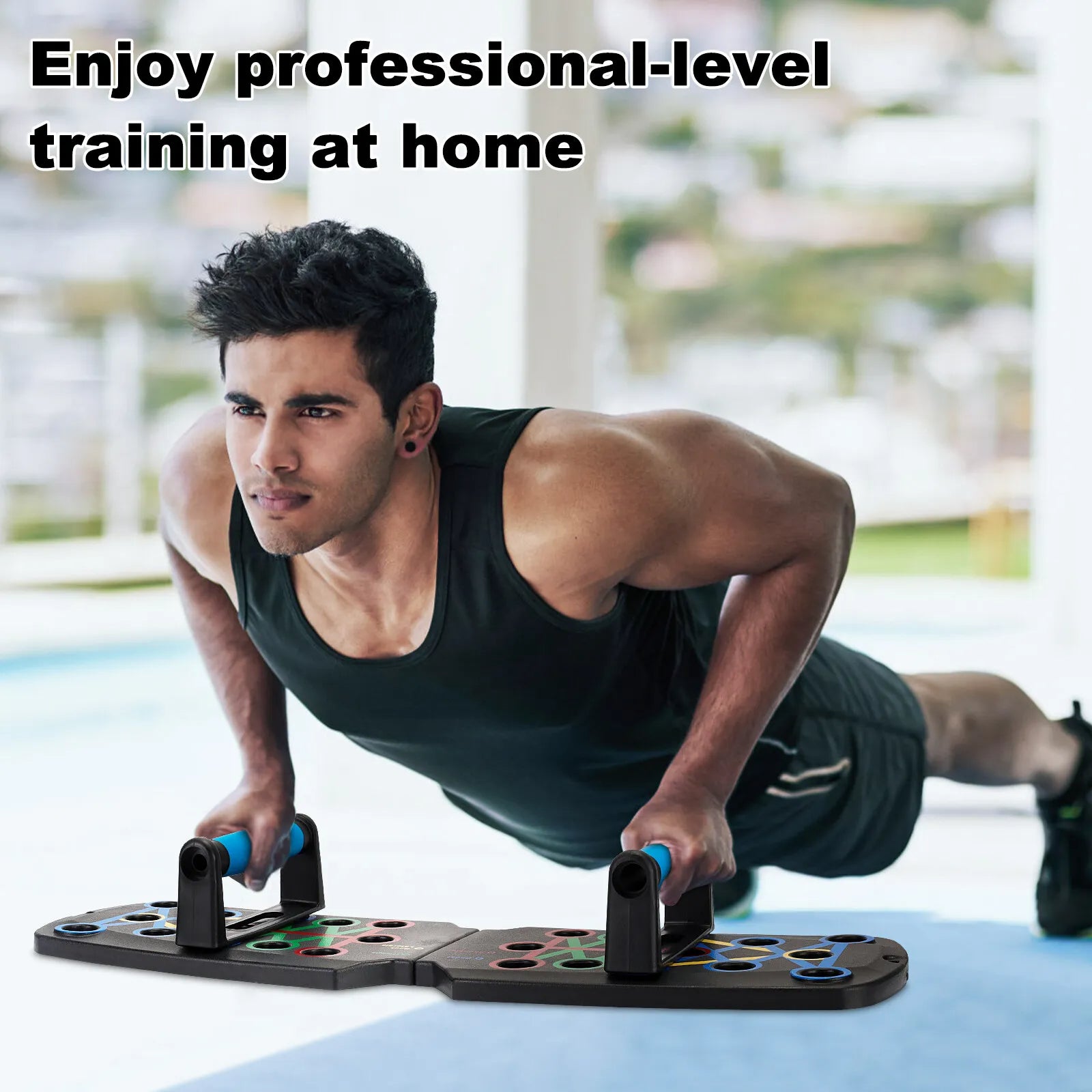 28-in-1 Push-Up Rack Board System for Home Gym Fitness Training