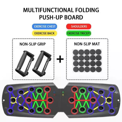 28-in-1 Push-Up Rack Board System for Home Gym Fitness Training