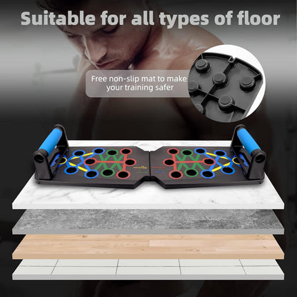 28-in-1 Push-Up Rack Board System for Home Gym Fitness Training