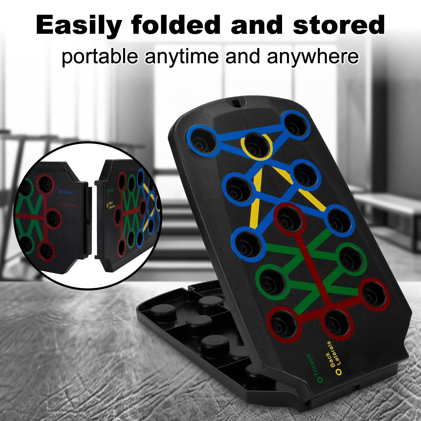 28-in-1 Push-Up Rack Board System for Home Gym Fitness Training